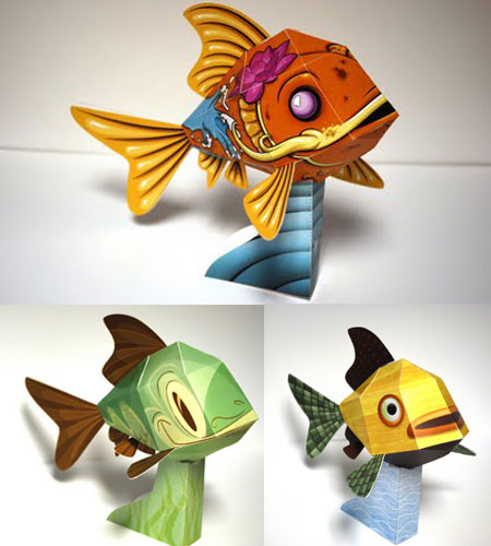 C3 Koi Paper Toy 4 5 6