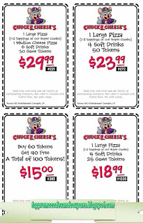 Free Printable Chuck E Cheese Coupons