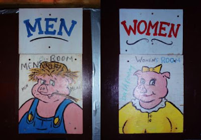 Bathroom signs