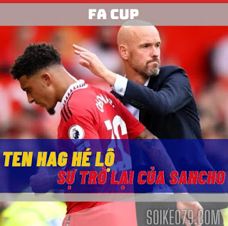 ten hag sancho man utd fa cup