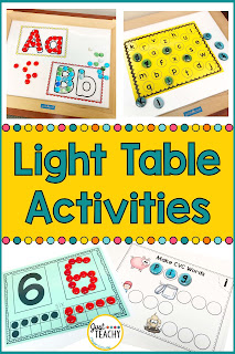 Light Table Activities