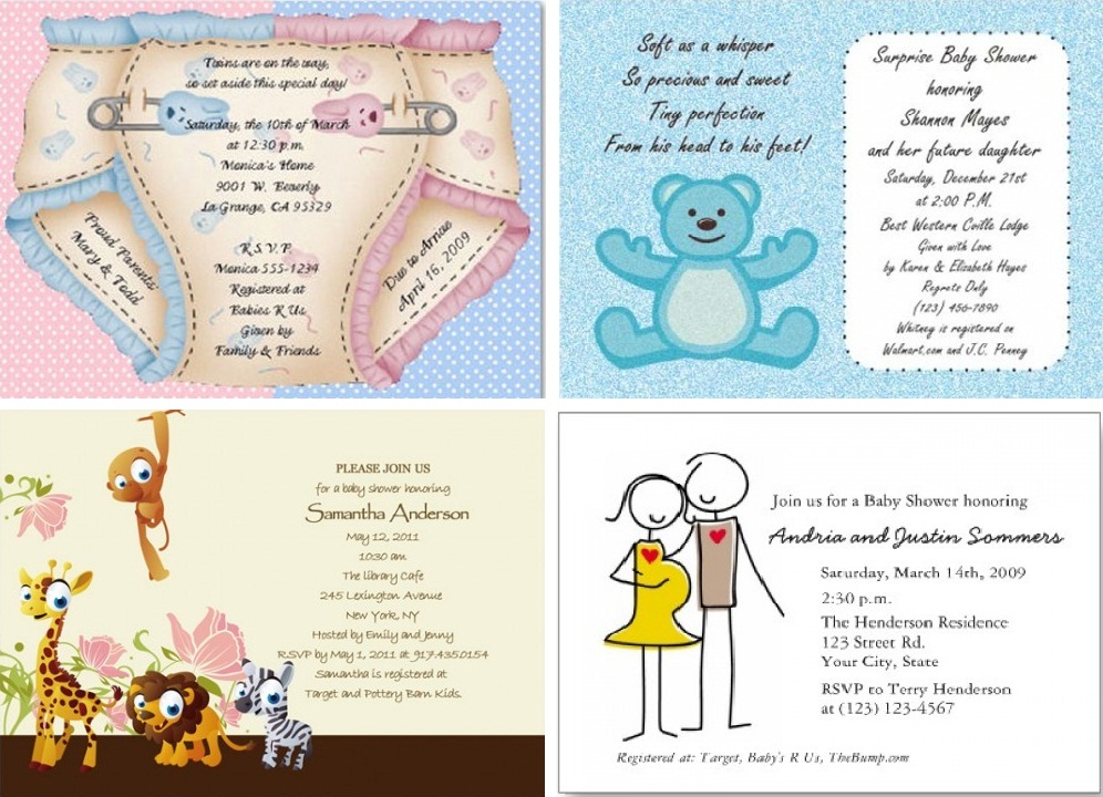 ... example, you can see some pictures of baby shower invitations below