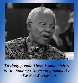 To deny people their human rights is to challenge their very humanity.