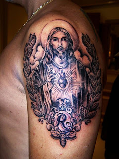 jesus tattoos, tattoos