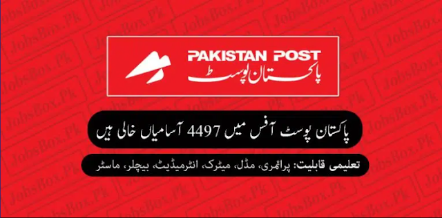 Pakistan Post Office PPO Jobs 2022