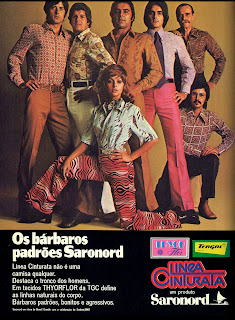 propaganda camisas Saranord - 1971. Os anos 70. Brazil in the 70s.