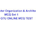 Computer Organization & Architecture GTU MCQ