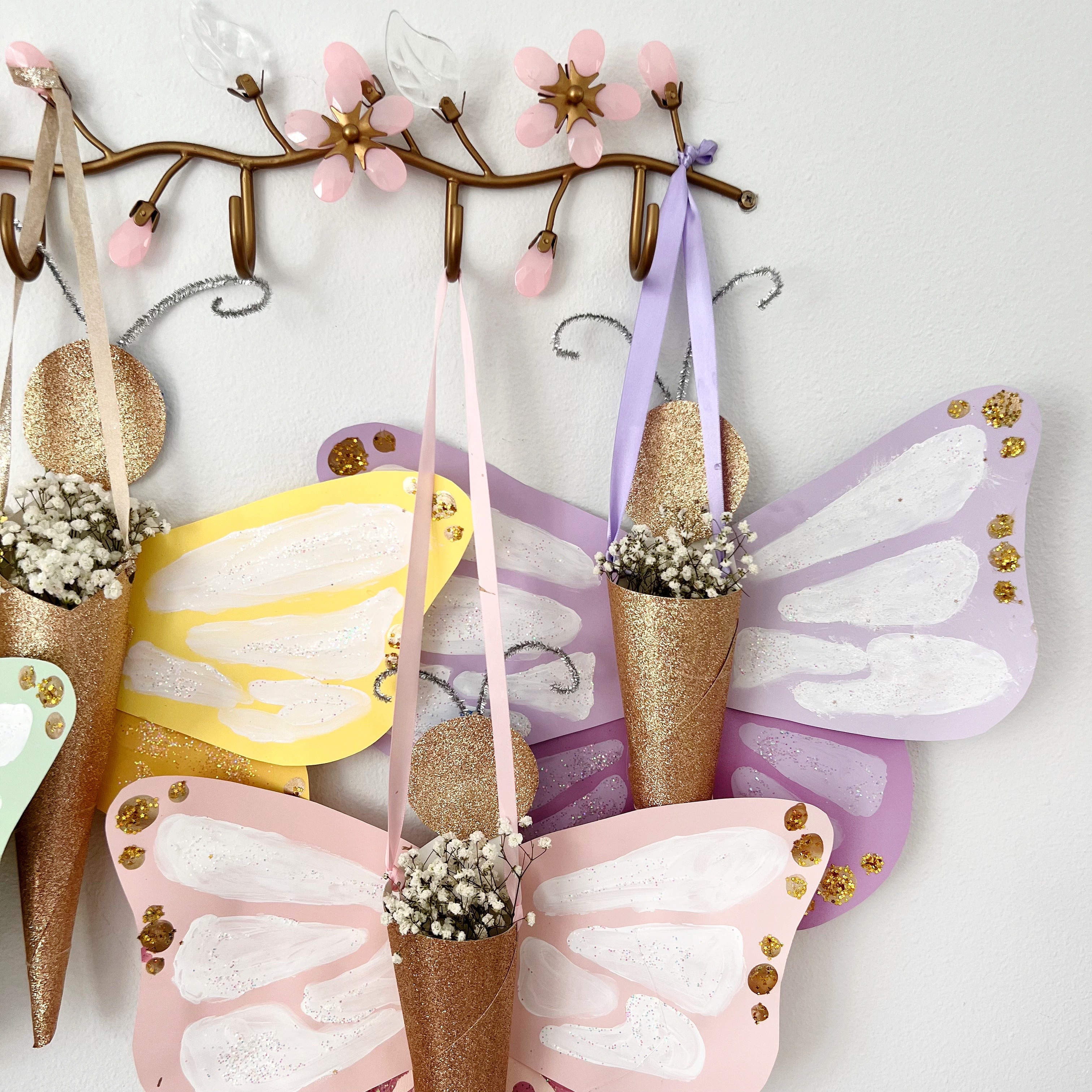 Butterfly Craft With Paper(Pictures) Step By Step - DIY ART PINS