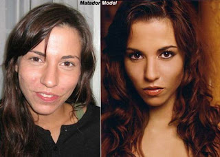 Mujeres antes y despues del Maquillaje Fotos