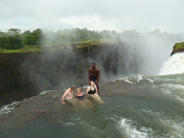 Font Devil at Victoria Falls