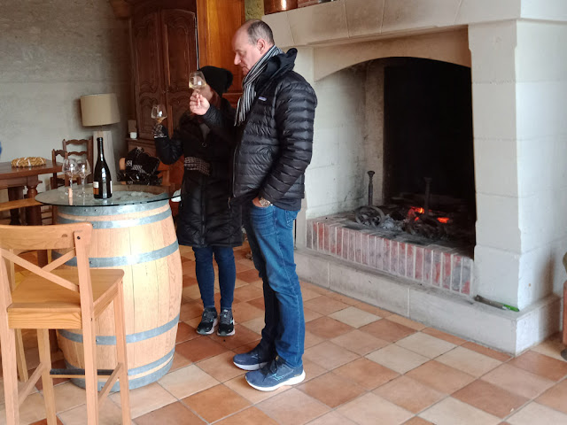 Wine tasting in winter, Indre et Loire, France. Photo by Loire Valley Time Travel.