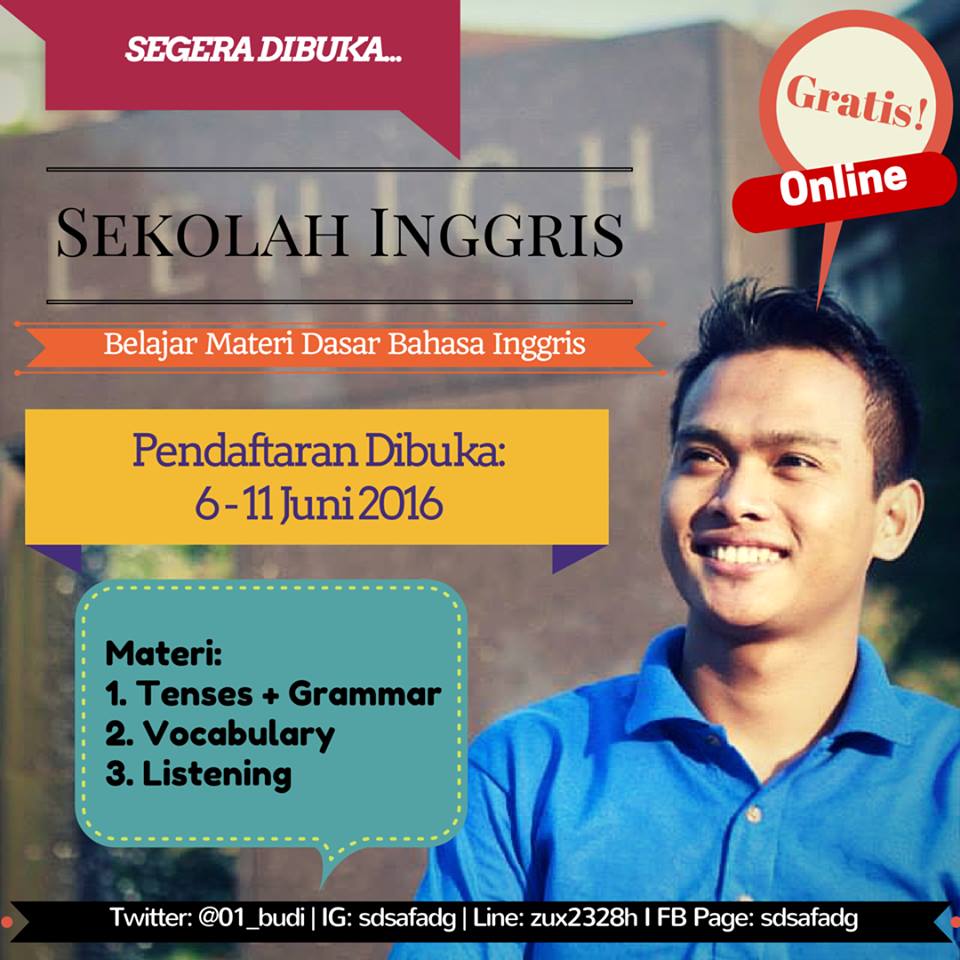 Sekolah Inggris Online Gratis Kak Abdhi