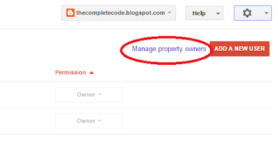 Manage property owners for website