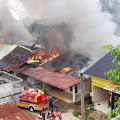 7 Rumah dan 1 Sepeda Motor Vixion Terbakar, Ini Videonya..