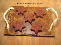 Galletas de turrón y chocolate