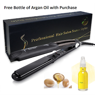 Professional Salon Steam Hair Straightener