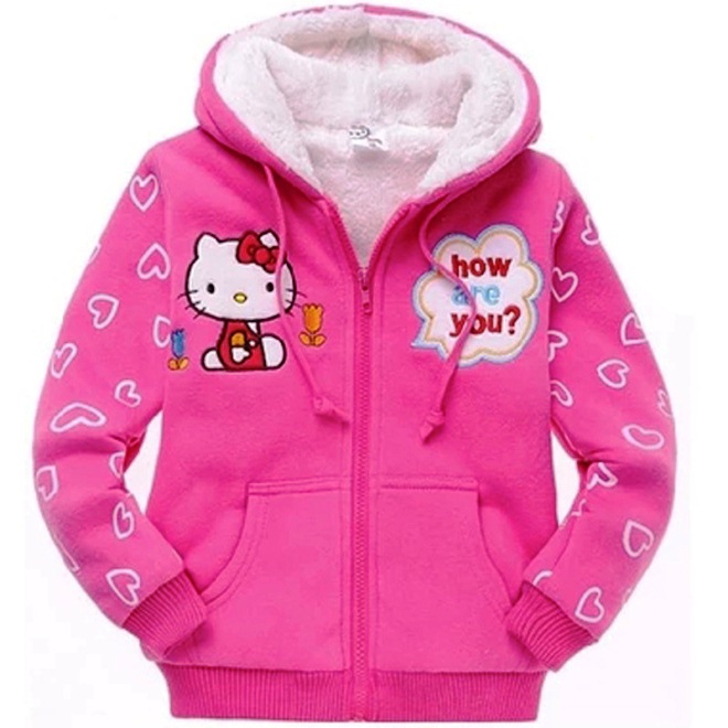 15 Jaket Hello Kitty Anak Perempuan Model Terbaru