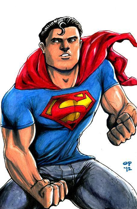 Two new drawings Young Superman This younger version of the rebooted 