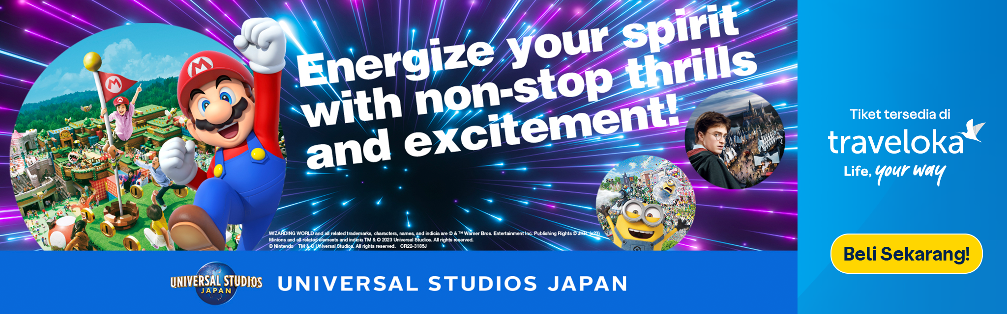 Booking tiket Universal Studios Japan di Traveloka & dapatkan promo menarik!