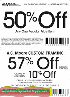 Free Printable AC Moore Coupons