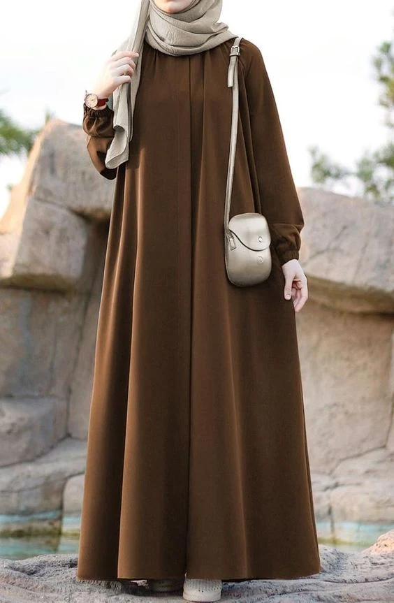 abaya voile integré