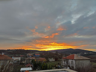 Firey sunset