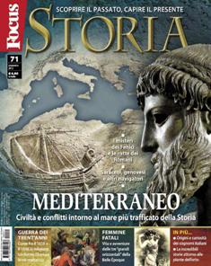 Focus Storia 71 - Settembre 2012 | ISSN 1824-906X | PDF HQ | Mensile | Storia | Personalità
Focus Storia: la rivista interamente dedicata alle vicende, ai personaggi, alle curiosità che hanno caratterizzato i secoli passati. Ogni mese un numero speciale da conservare, con i grandi temi approfonditi alla maniera di Focus, per entrare nella Storia in modo diverso e avvincente.