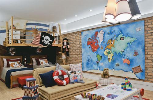 DORMITORIO DE PIRATAS CUARTO PARA NIÑOS CON DECORACION DE PIRATAS www.dormitorios.blogspot.com