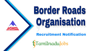 BRO Recruitment notification 2022, govt jobs for iti, govt jobs for nursing, central govt jobs