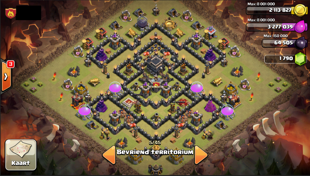 Cara Membuat BASE Terkuat dan Farming di TH 9 Game Clash Of Clans