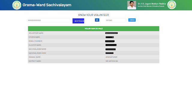 Andhra Pradesh Volunteer Details