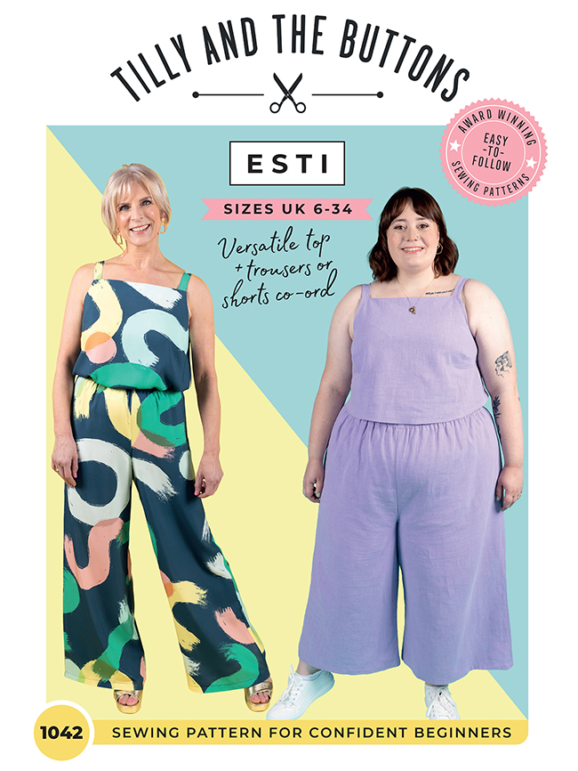 Tilly and the Buttons Esti Co-ord sewing pattern cover image
