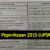 Tarikh Peperiksaan 2015 (UPSR SPM)