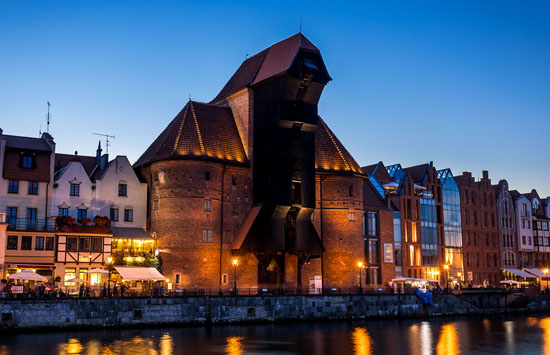 The Crane Gate in Gdańsk