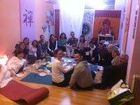 cena en centro de yoga Shakti