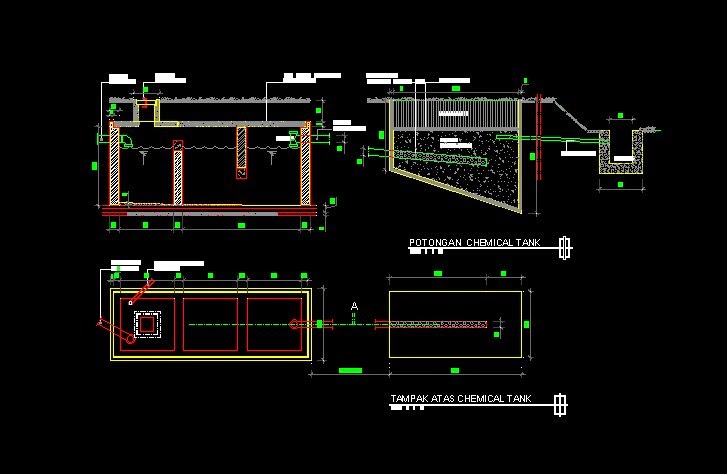 DOWNLOAD GAMBAR AUTOCAD: Gambar AutoCAD Detail Septic Tank