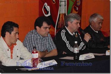 mesa principal inauguracion seminario internacional de futsal