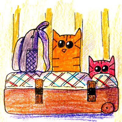кот едет в отпуск