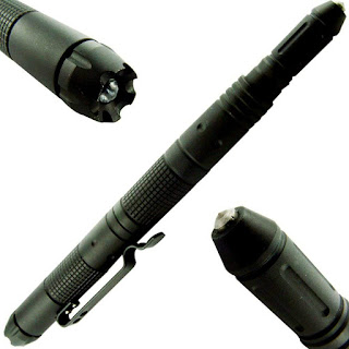 Tactical Pen for Self Defense with Built-in LED Flashlight, DNA Defender, Glass Breaker