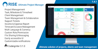 Script PHP RISE v1.1 - Ultimate Project Manager