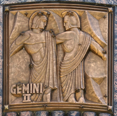 Escultura Geminis en Bronce