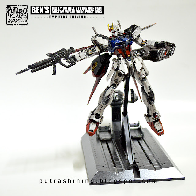 MG 1/100 GAT-X105 Aile Strike Gundam Ver.RM Custom Weather by Putra Shining