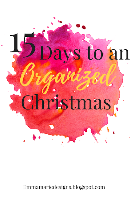 get organized for Christmas