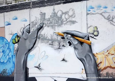 Street Art Mural painting - Mural Graffiti Art in The Russian 5