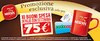 Logo Nuovo concorso Nescafè e Coop: vinci buoni spesa da 75€