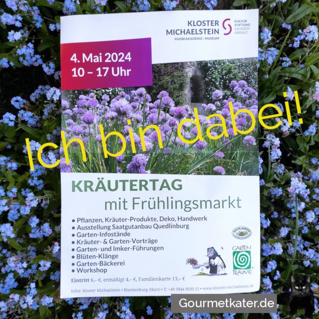 Plakat Kräutertag Kloster Michaelstein