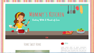 Mommy Kitchen Blogger Template