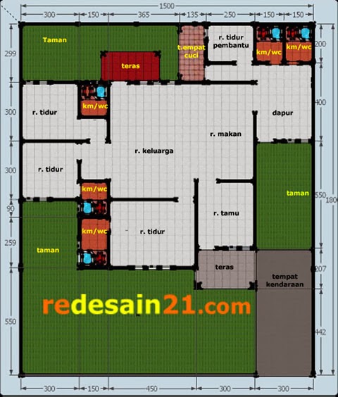 Tutorial Membuat Desain Rumah Dengan Autocad 2007 - Contoh Sur