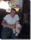 Justin chilling with Vivian
