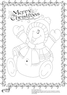 printable snowmen coloring pages for christmas